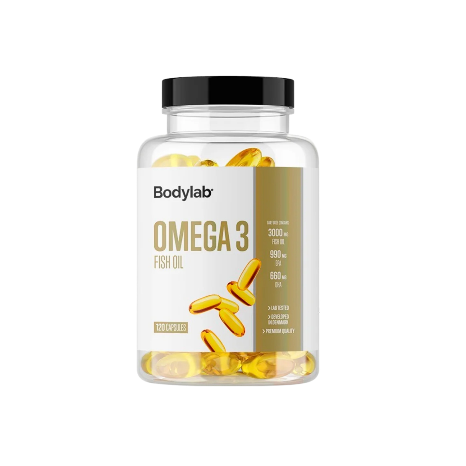 BodyLab Omega 3 Fiskeolie (120 stk.)