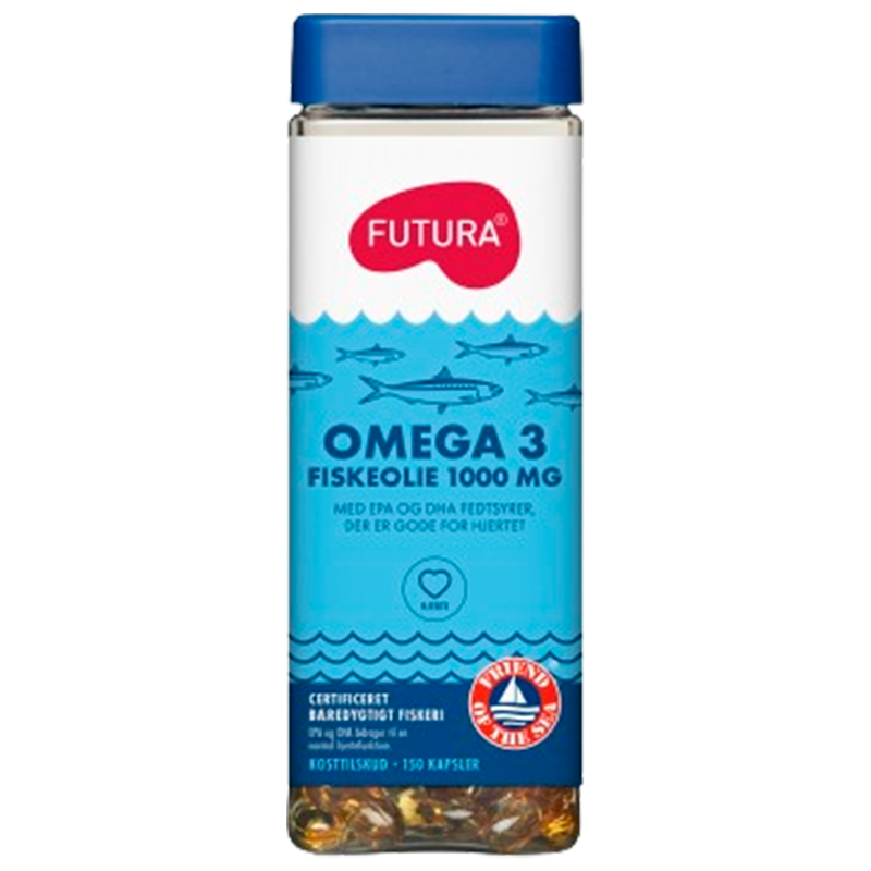 Futura Omega-3 Fiskeolie 1000mg (150 kaps)