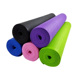 Yogamåtte (4 mm) Lilla med Nordic Strength Logo